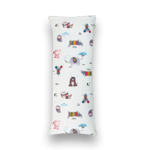 Gối tựa lưng cho mẹ bầu Mongsure, Ivory cotton họa tiết
