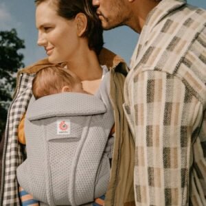 Địu cho bé Ergobaby Omni Deluxe Mesh, Pearl Grey