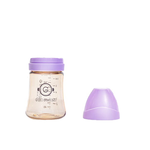 Bình sữa Grosmimi PPSU 200ml (không núm ti) – màu Pure Lavender
