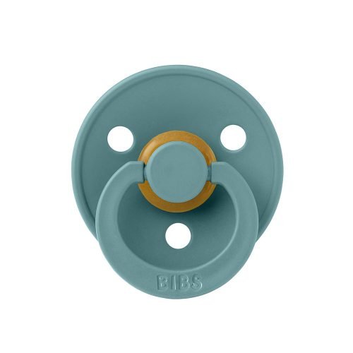 Ty ngậm núm tròn cao su tự nhiên BIBS Pacifier Colour Latex Size 1 từ 0-6 tháng tuổi, Island Sea