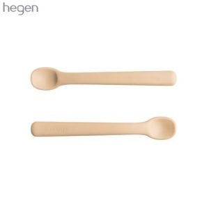 Bộ muỗng cho bé Hegen Infant Spoon Silicone Taupe