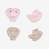 Set 2 bao tay bao chân Siro Bubaby – Hồng nhạt – Be E74 – Freesize