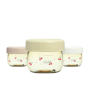 Bộ 3 bình đựng thức ăn Grosmimi PPSU Cherrish Food Jar 150ml