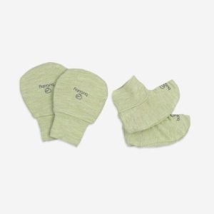 BUBABY- Set bao tay bao chân- Xanh rêu
