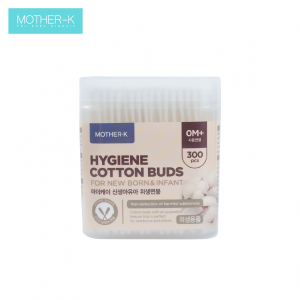 Tăm bông sơ sinh 1 đầu xoắn Mother-k hàn quốc, 300 chiếc