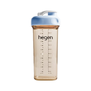 Bình uống nước Hegen PPSU 330ml màu xanh dương