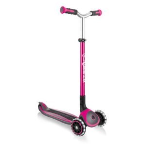 Xe Scooter 3 bánh Globber Master từ 4 – 14 tuổi, Black – Deep Pink