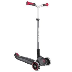 Xe Scooter 3 bánh Globber Master từ 4 – 14 tuổi, Black – Red