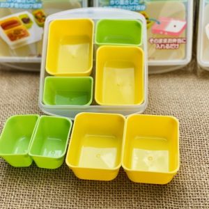 Hộp 4 khay chia đồ ăn dặm Yamada