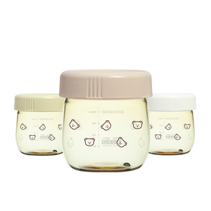 Bộ 3 Bình đựng thức ăn Grosmimi PPSU DOTGOM 250ml