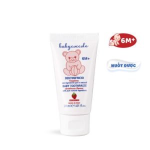 Kem đánh răng Babycoccole hương dâu 30ml 6M+