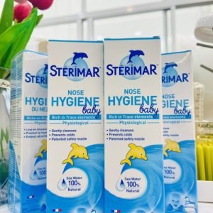 Xịt mũi bằng muối biển cho bé sơ sinh Sterimar Baby