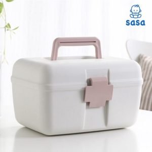 Hộp đựng thuốc Sasa màu hồng