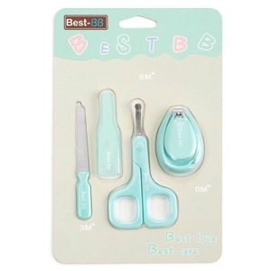 Bộ vệ sinh tay kéo+ bấm+ dũa Best BB Màu Xanh lá