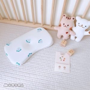 Gối cao su lõm đầu sơ sinh Monona – Khủng Long