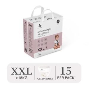 Bỉm tã quần đêm Applecrumby Airplus Overnight Mini Pull Ups size XXL – 15 miếng (trên 18kg)