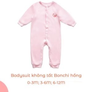 Bodysuit không tất Bonchi Hồng