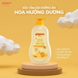 Tắm gội Pigeon dịu nhẹ hoa hướng dương 700ml