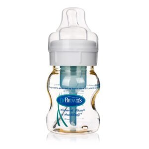 Bình sữa Dr Brown 120ml cổ rộng Chống Sặc của Mỹ | Thanh lý