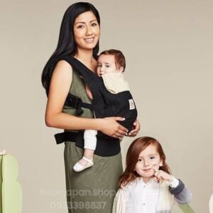 Địu Ergobaby Đen dành cho bé 4-48M | Thanh lý | Bebe Japan
